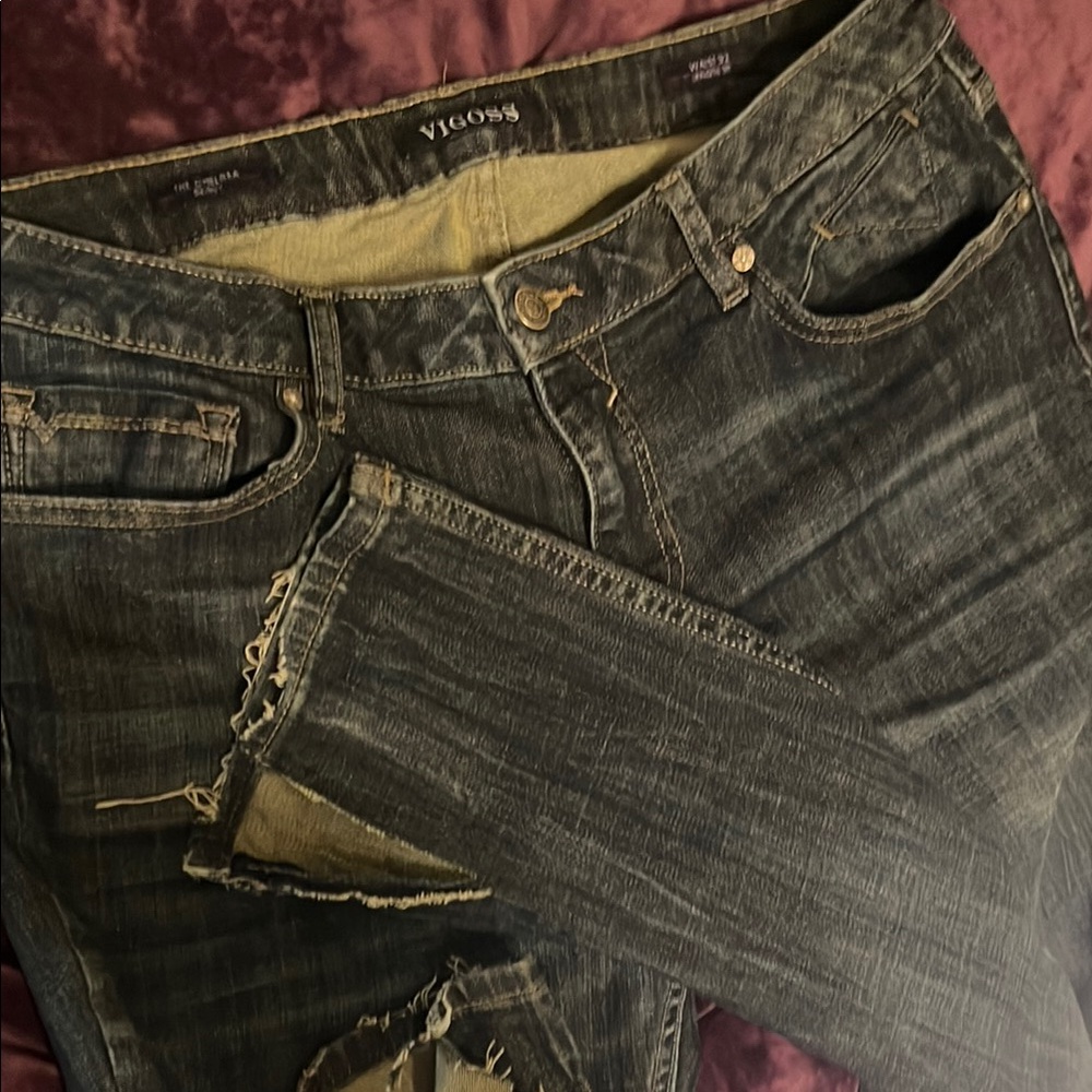 Vigoss The Chelsea Distressed Denim Jeans 32/30